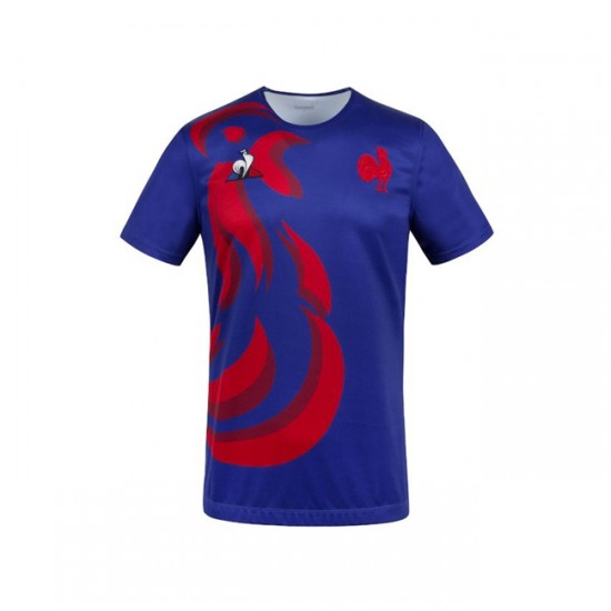 Camisola Francesa Rugby 7S Equipamento Primeiro 2020-2021 Manga Curta